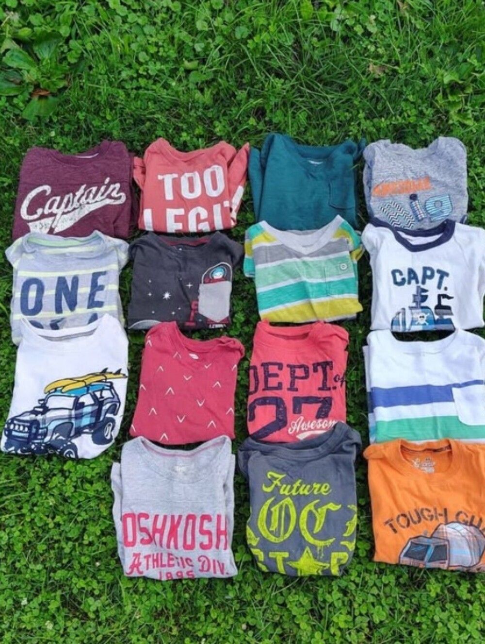 Lot of 15 boys 4t tshirts- Mixed Brands